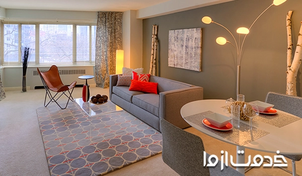 نورپردازی جدید برای بازسازی اپارتمان 80 متری